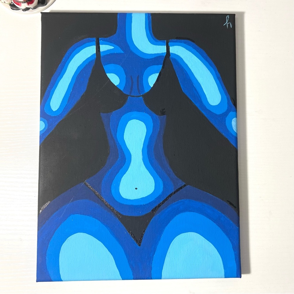 body canvas painting ♡ 9x12